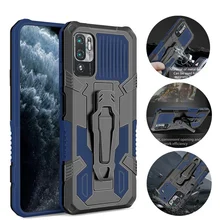 Magnetic Bracket Protective Case For Xiaomi POCO X3 F3 X3NFC M3 11 X Cover Rear Clip Mobile Phone Shell Anti-fall Bracket Cover