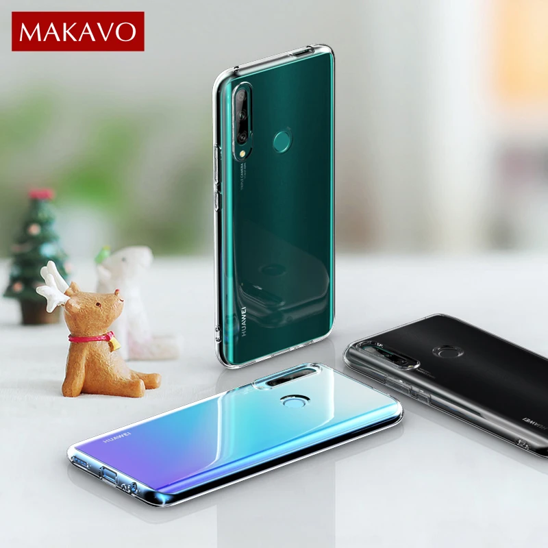 Для huawei P Smart Z чехол тонкий ТПУ подходит прозрачный силиконовый прозрачный мягкий чехол для huawei P Smart чехол для телефона