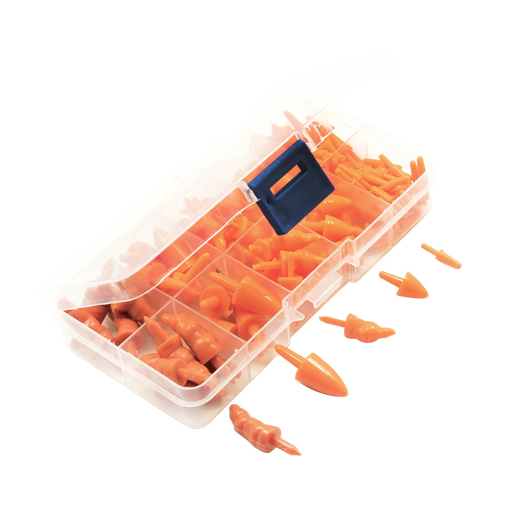 Посылка в коробке из 160 штук миниатюрная оранжевая смола носы моркови для