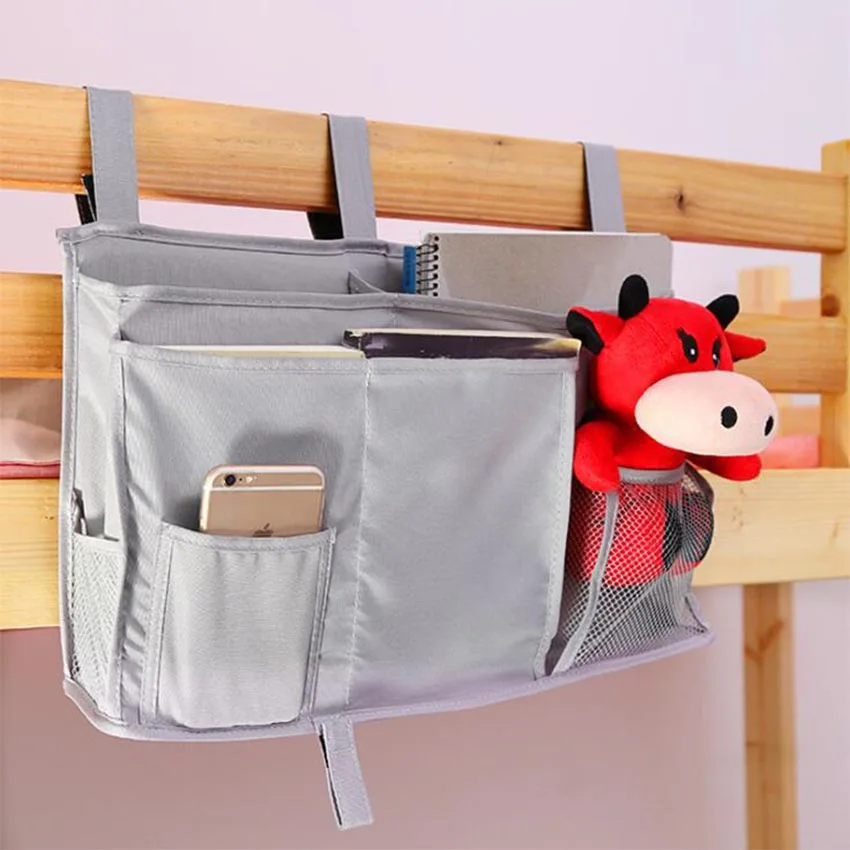 

600D Oxford Cloth Caddy Hanging Organizer Holder Pockets Bedside Storage Bag For Bunk Hospital Beds Dorm Rooms Bed Rails