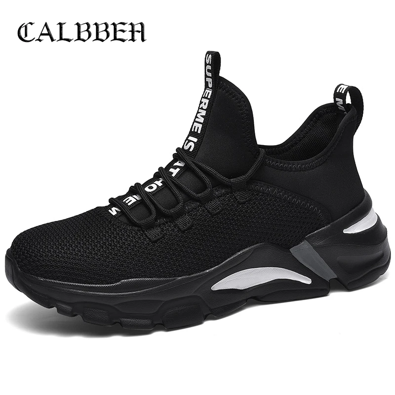 New Mesh Men Casual Shoes Lac-up Fashion Lightweight Comfortable Breathable Trainers high top Walking Sneakers |