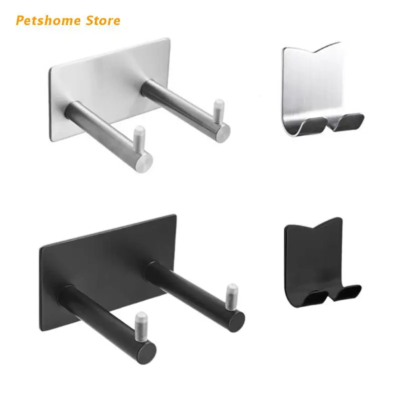 

Настенный держатель для фена LX9C для ванной комнаты, вешалка с крючком для вилки, органайзер на клейкой основе