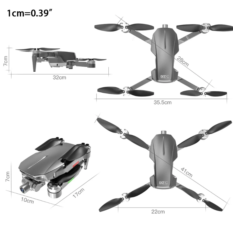 

T5EC 360 ° L106 Pro2 RC Mini Portable Drone 5G/Wifi App Control Smart Mini Quadcopter с 1080P/4K камерой с углом 90 °