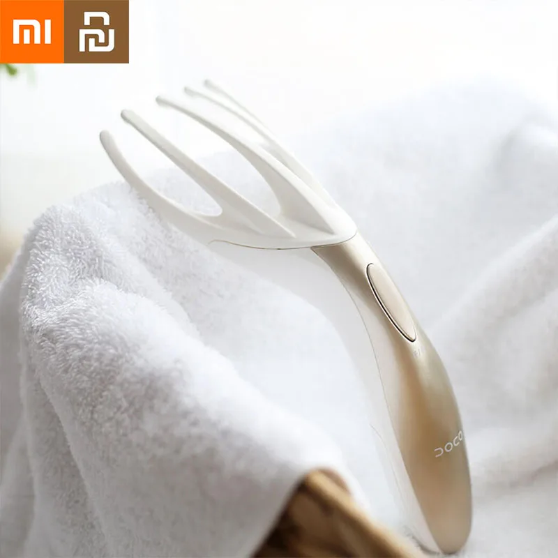 

NEW2022 Xiaomi Youpin DOCO Shiatsu Massager Massage Comb Electric Head Scalp Massage Claw Hair Comb Full Body Relax Massager