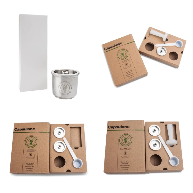 

E9LD Refillable Coffee Espresso Capsule Stainless Steel Reusable Coffee Pod for illy