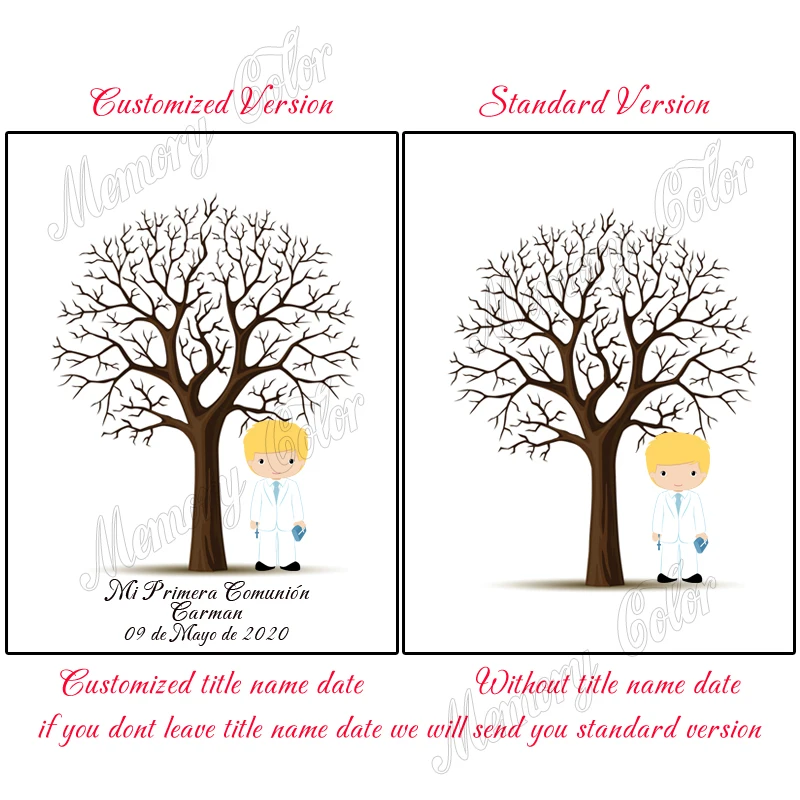 Индивидуальная Гостевая книга для причастия с именем на заказ датой отпечатков