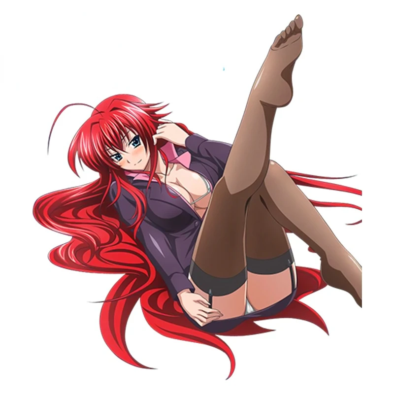 

13cm Car Styling Super 3D Sexy Girl High School DxD Anime Rias Gremory Render Euro Drift Decal Waterproof Car Sticker