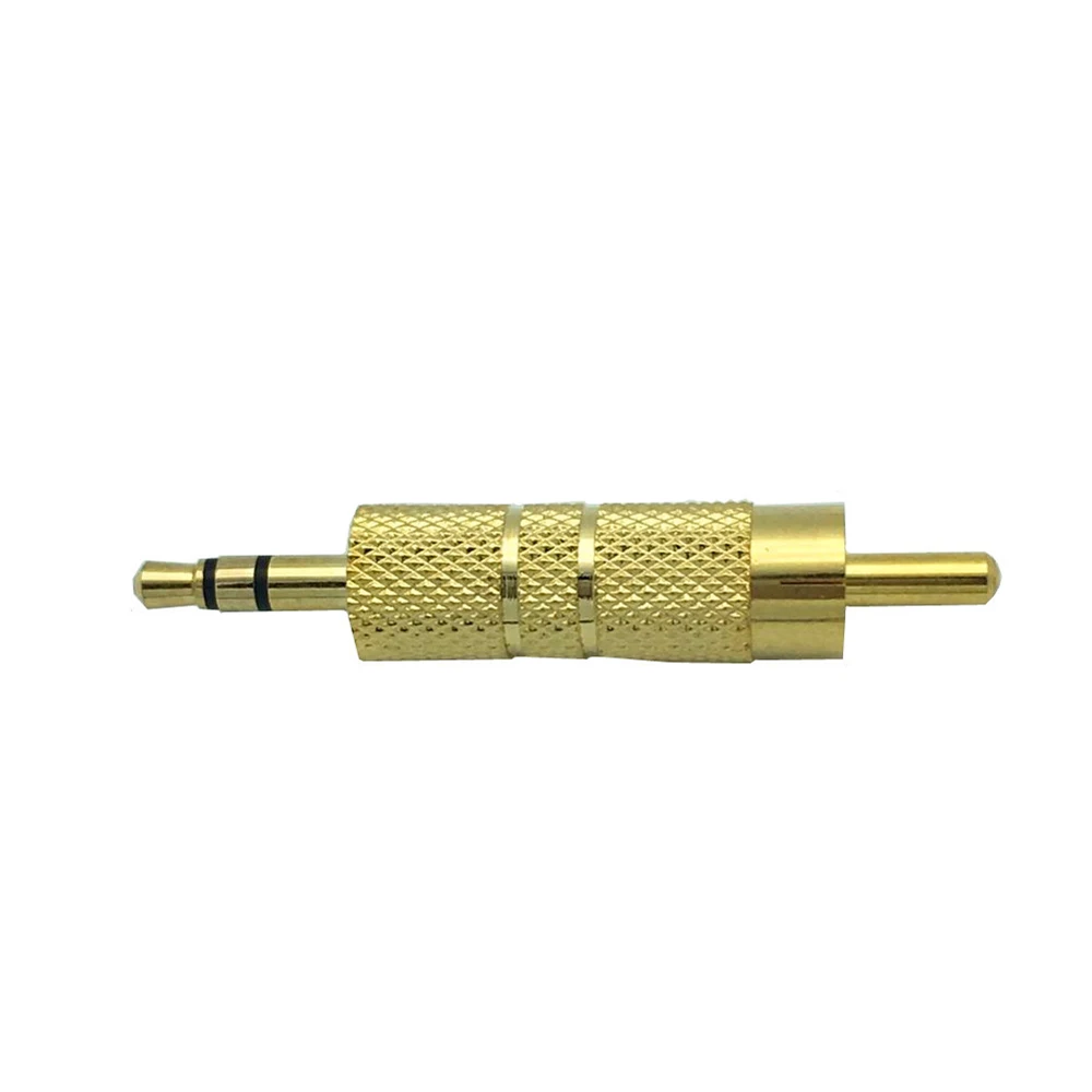

3.5mm Male plug to RCA Male audio Gold Plated adapter