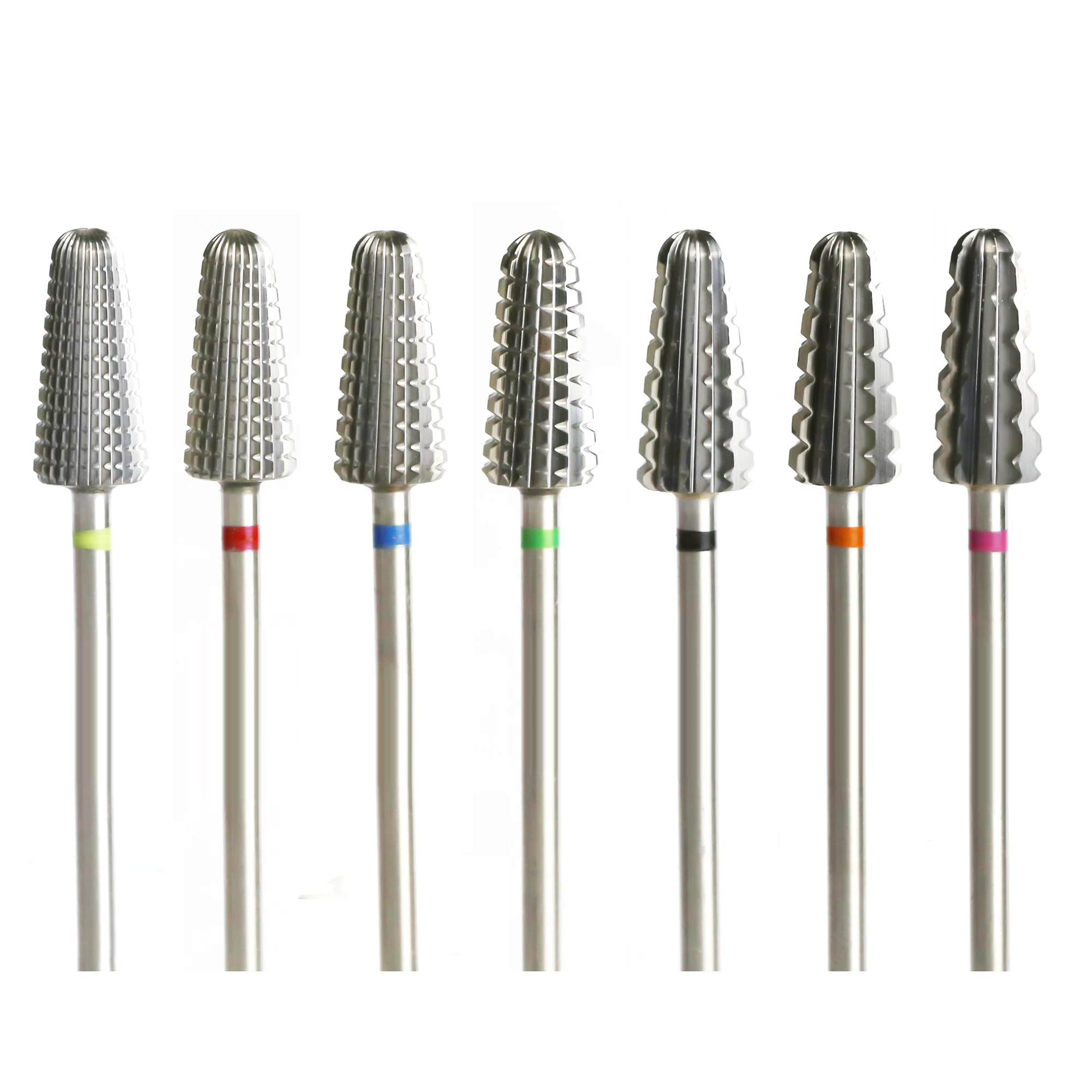 10PCS/Bag Milling Cutter Manicure Drill Bits Tungsten Carbide Nail Drill Bit Burr Remove Skin Rotary Gel Electric Manicure Tools