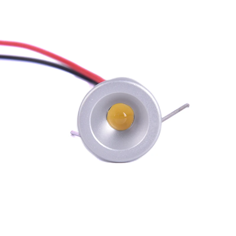 DC 12V Led Spotlight Cabinet Spot Light IP65 Waterproof Recessed Down Cupboard Showcase Display 1W Aluminum Body | Лампы и освещение