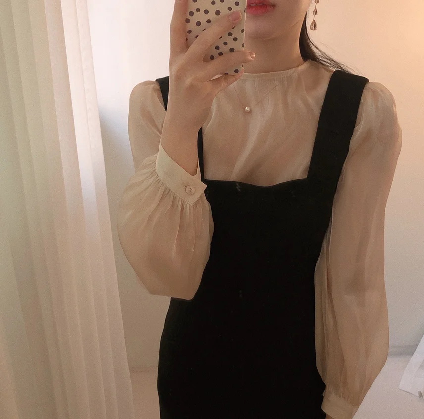 Женский комплект из двух предметов платье с длинным рукавом и О образным вырезом