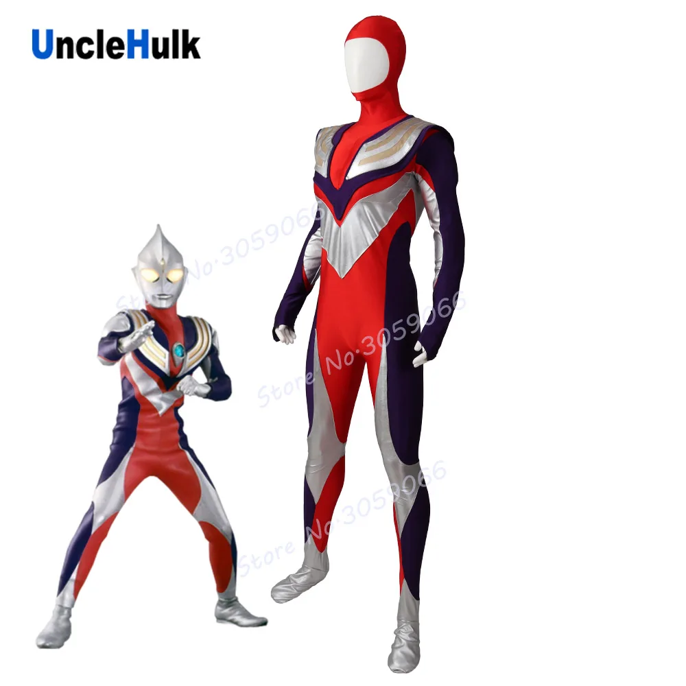 Костюм для косплея Tiga Strength колготки боди с шелковой нитью мускулы | UncleHulk|Костюмы