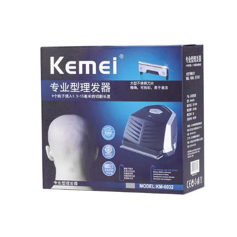 Kemei триммер для волос KM-6032 электрическая машинка стрижки портативный бороды |