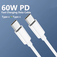 usb c to usb c cable for samsung s20 xiaomi pd 60w fast charging cable for macbook pro ipad pro for iphone charger type c cable