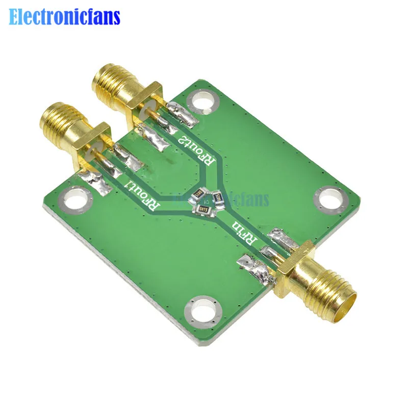 DC-5G RF Microwave Resistor Power Distributor Module Microwave Power Splitter Radio Frequency Divider 1 split 2 SMA-K 33*33mm