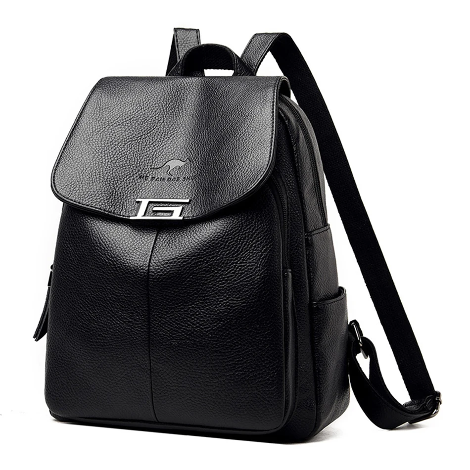 

2021 г., Многофункциональный модный женский рюкзак, высококачественный Женский рюкзак, школьная сумка для девочек-подростков, кожаный дорожн...