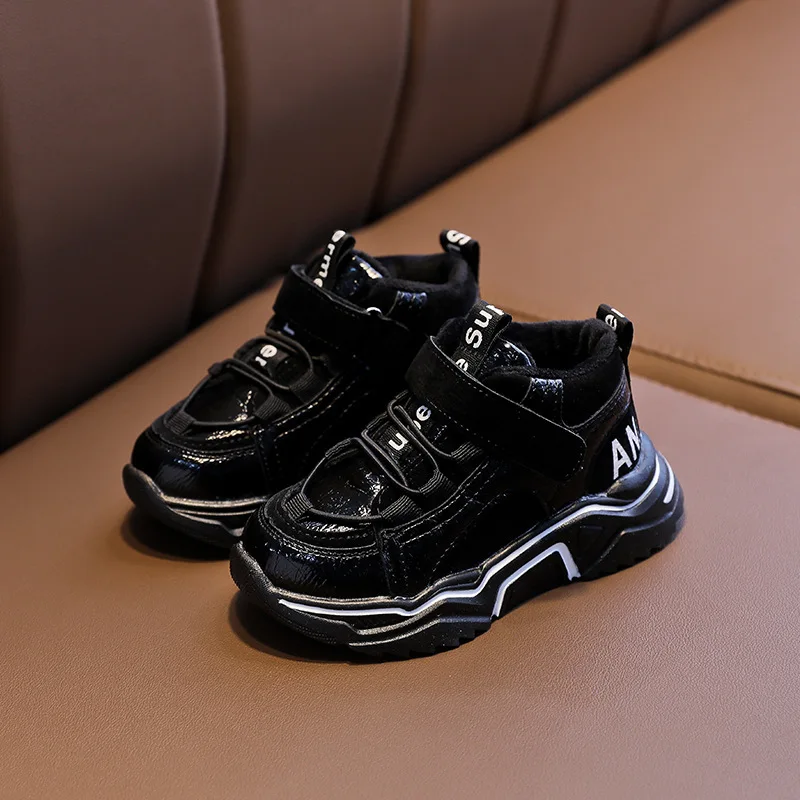 Детская спортивная обувь Корейская для мальчиков и девочек тренд осень зима 2020 |