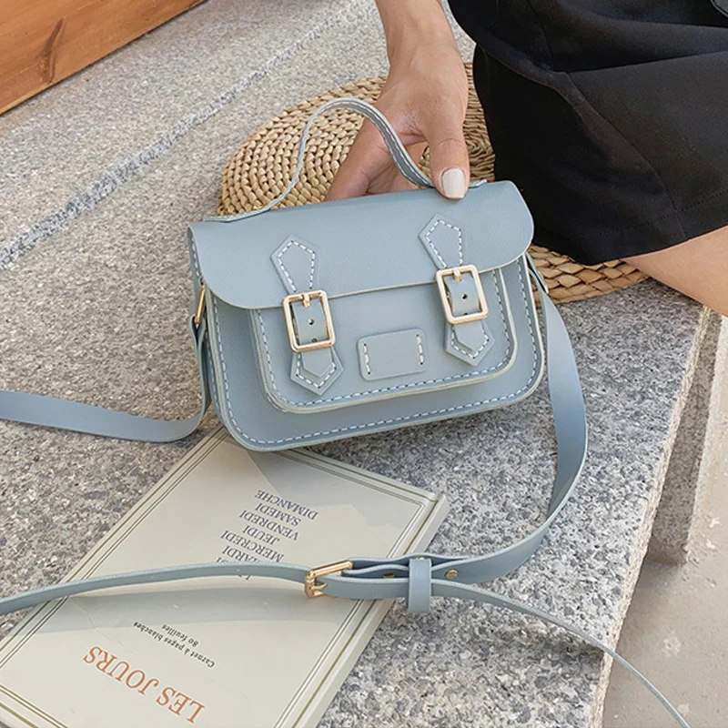 

2020 New Diy Handmade Bag Cambridge Style Hand Stitching With Sewing Tools Handel Shoulder Bag Accessories Pu Leather #D