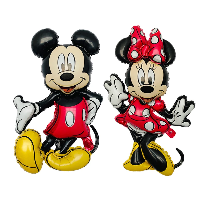 25Mickey25Minnie 50 шт Микки Минни Маус воздушные шары Микки Маус вечерние шары на свадьбу День рождения украшения Детские Классические игрушки Надувные шарики подарок - Цвет: 25Mickey25Minnie