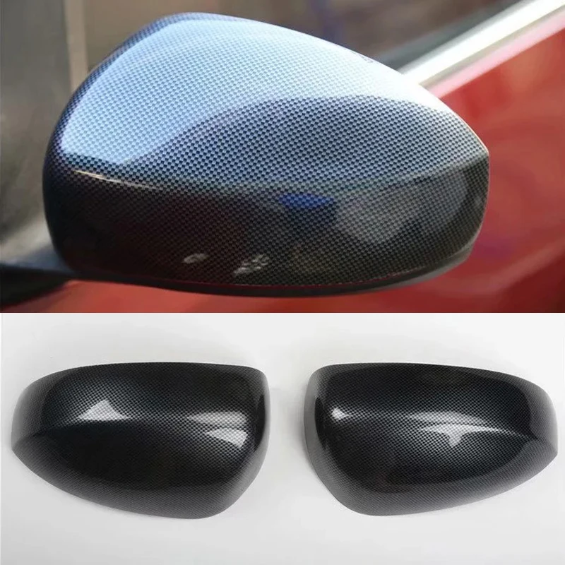 

Для Nissan Tiida 2011-2015 2 шт. углеродное волокно ABS Боковая дверь зеркало заднего вида защитная рамка отделка Аксессуары для стайлинга автомобилей