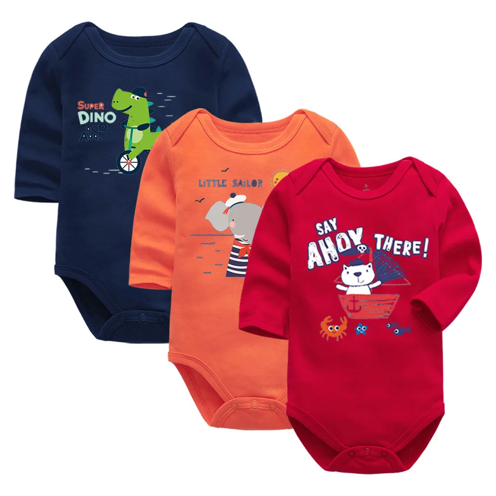 Одежда для новорожденных Детские комбинезоны из 100% хлопка Нижнее белье с