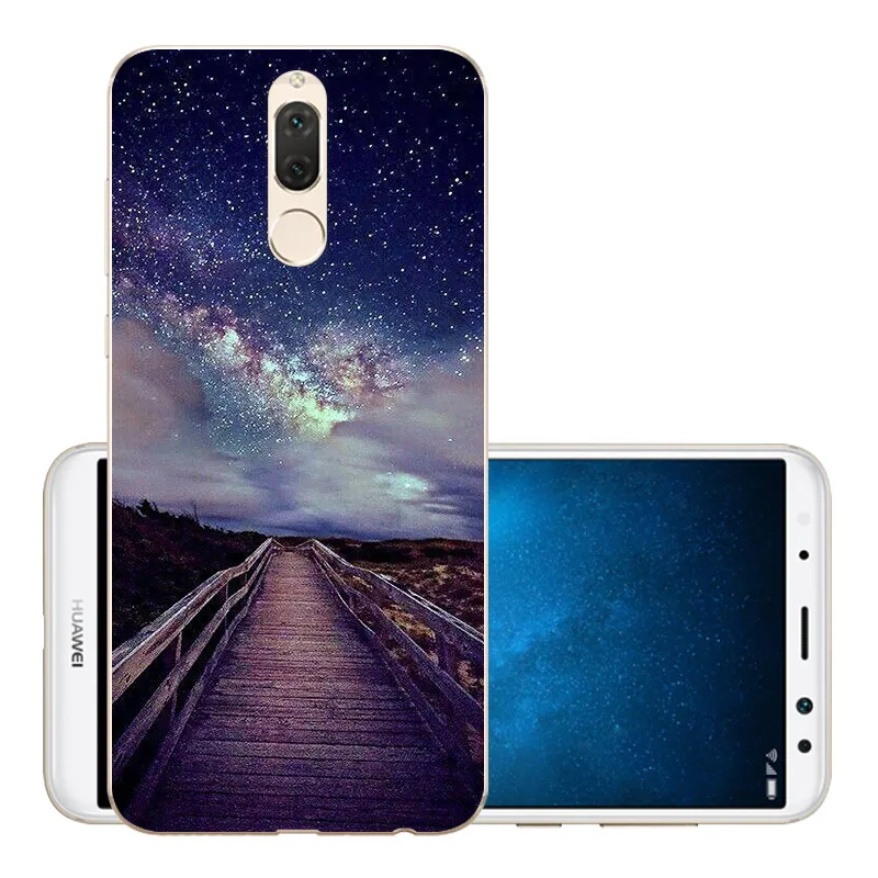 CROWNPRO Мягкий ТПУ для 5," huawei mate 10 Lite чехол-накладка для задней панели телефона Nova 2i/Maimang 6/mate 10 Lite чехол s - Цвет: XKQ