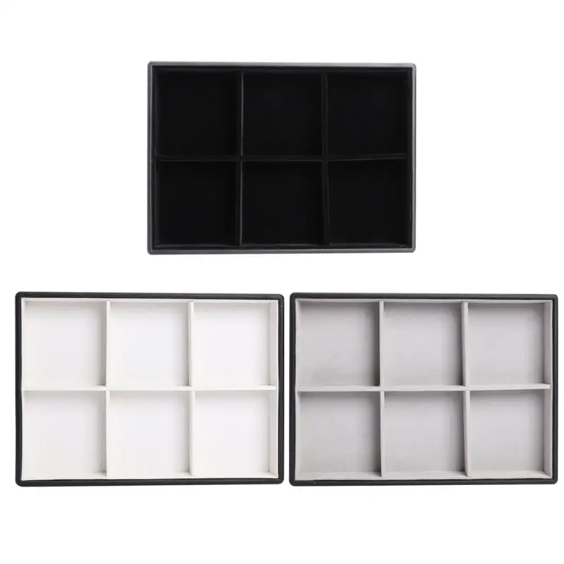 6 слотов коробка для браслета серьги браслет ожерелье кольцо булавка брошь с