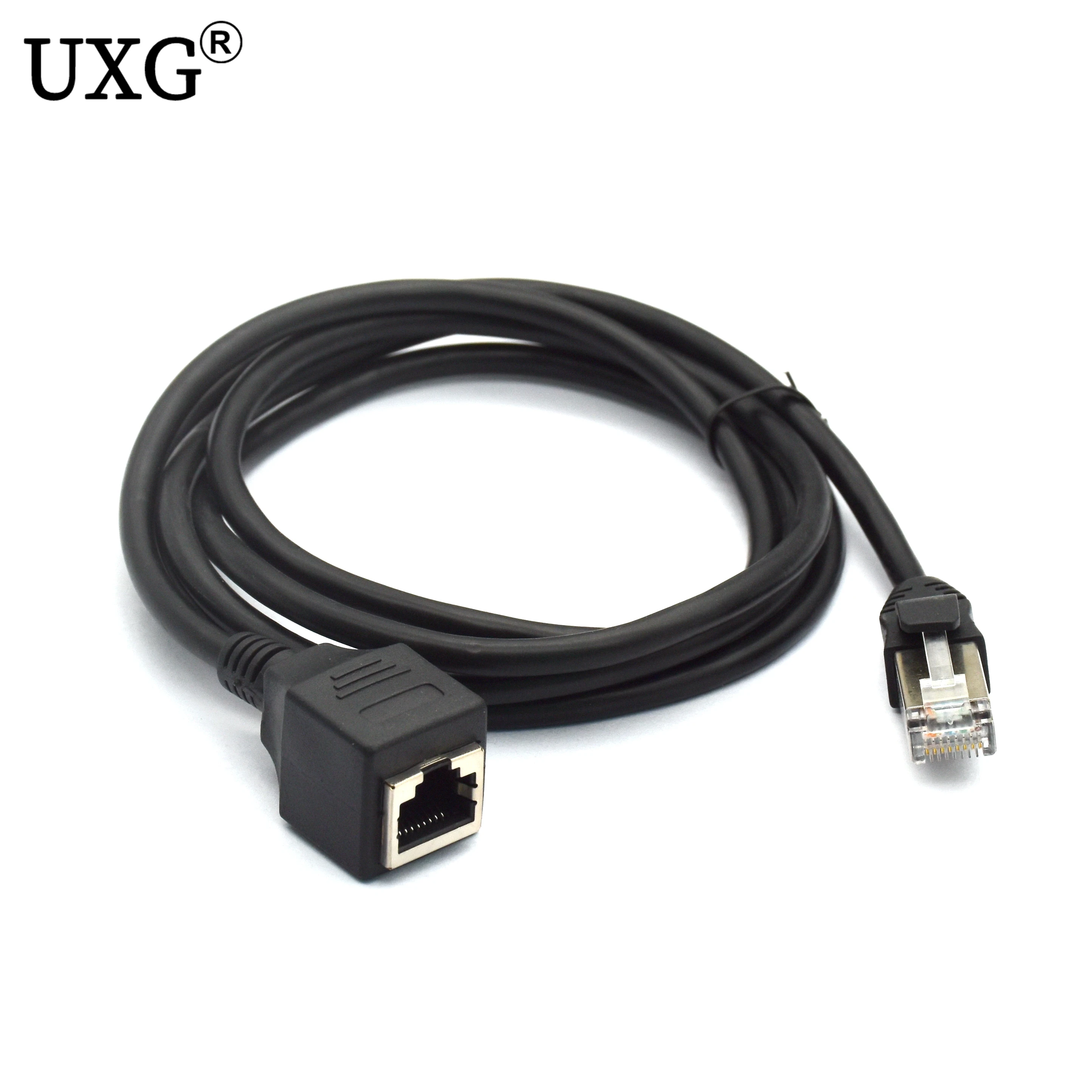 Cat5 Cat6 Ethernet Удлинительный кабель RJ45 Cat 6 штекер-гнездо Rj45 Lan Сетевой адаптер для ПК