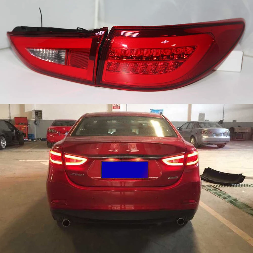 4 шт. для Mazda 6 Atenza хвост светильник s светодиодный задний фонарь парковка Фары