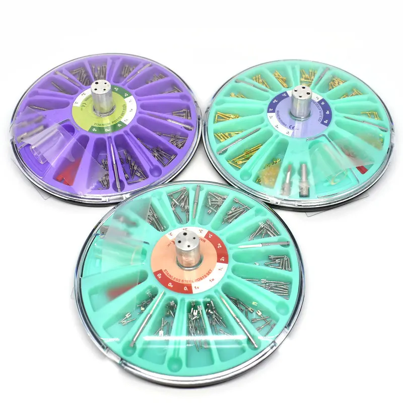 Стоматологический стальной винтовой столб евро 120 шт. стоматологические