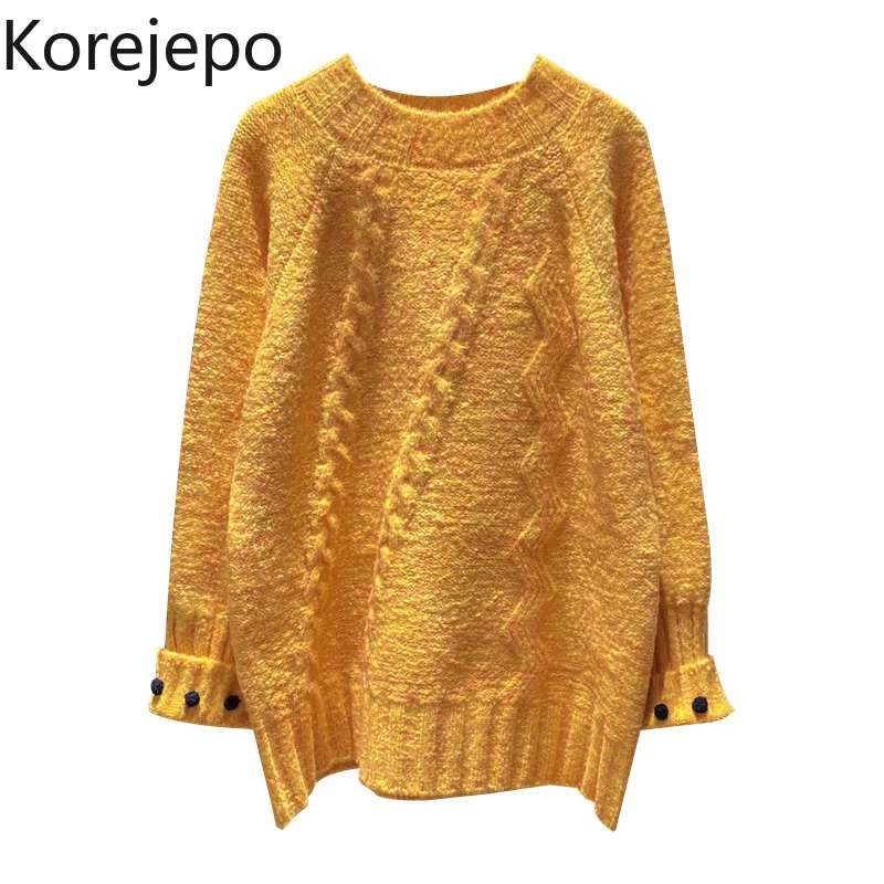 

Свитер женский в Корейском стиле, Осень-зима 2021