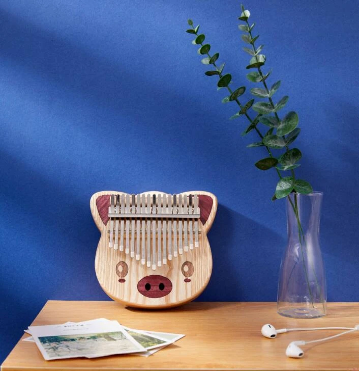 17-key Kalimba африканское красное дерево акации палец пальца фортепиано 17 ключ