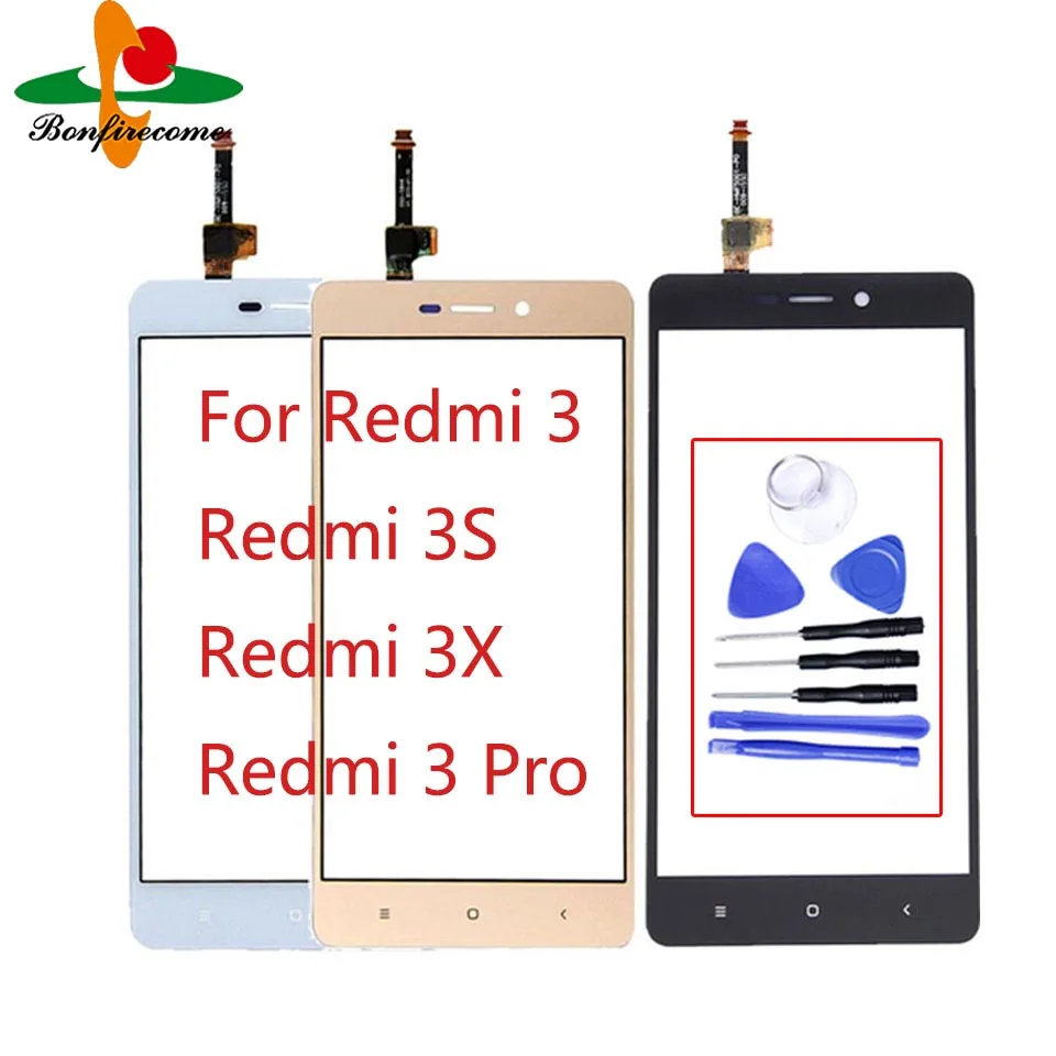 5 0 "для Xiaomi Redmi 3 3S 3X 3Pro сенсорный экран панель сенсор ЖК-дисплей стеклянная