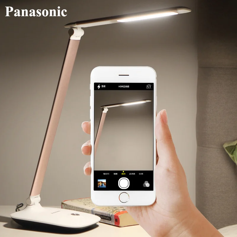 Светодиодный настольный светильник Panasonic из алюминиевого сплава приглушаемая