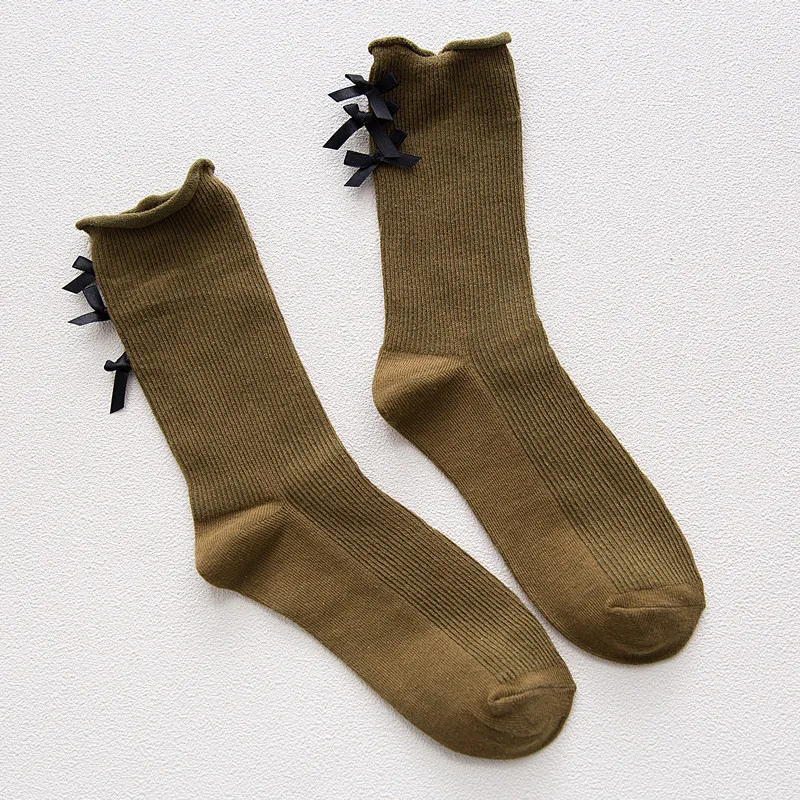 Осенне зимние новые хлопковые женские носки без пятки Японские Женские с