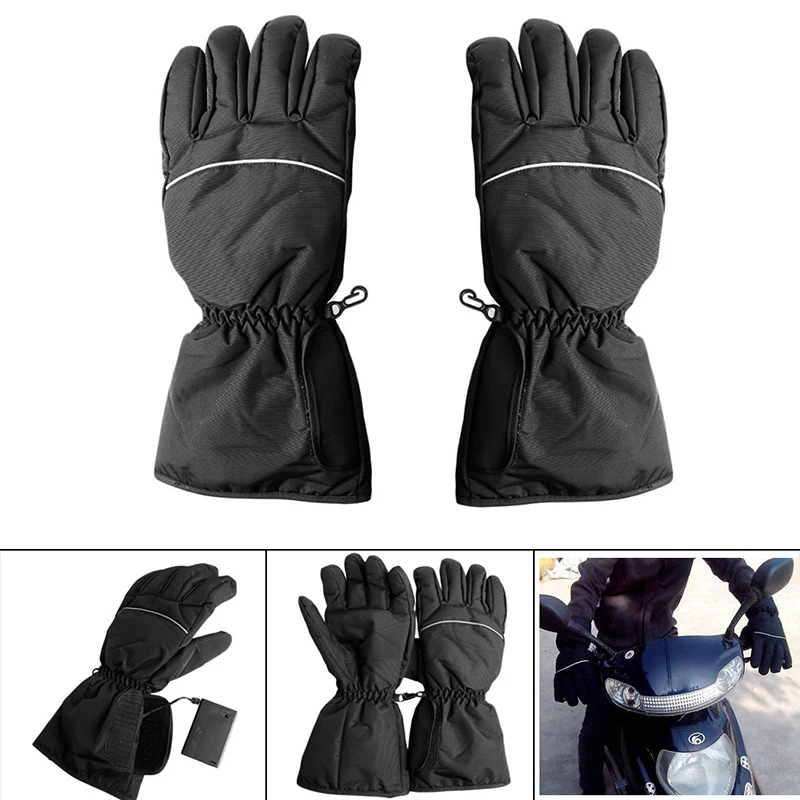 

Free shipping Gloves Electric Battery Heated Gloves Sport Temperature Control Rechargeable For Motorcycle Hunting Winter Warmer
