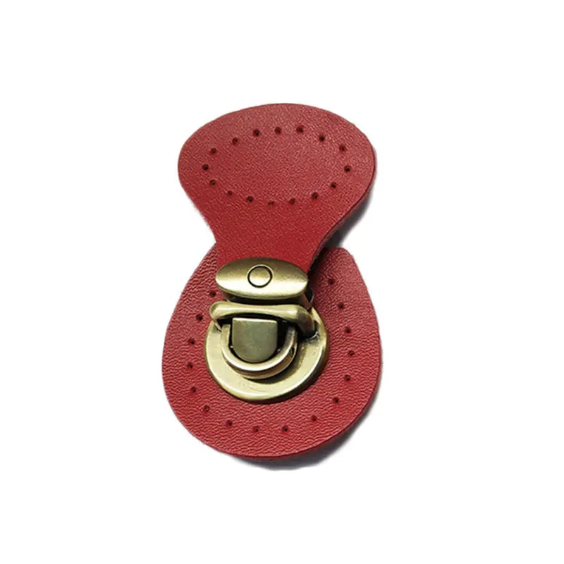 

Solid Color Leather Cowhide Bag Buckles Magnetic Buttons Fashion Bag Accessories DIY Handbag Wallet Backpack Lock Accessories
