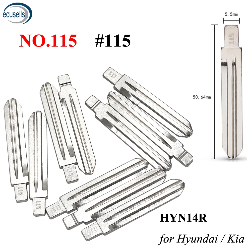 10 шт. HYN14R NO.115 Универсальные пульты дистанционного управления флип-ключ лезвие 115 #