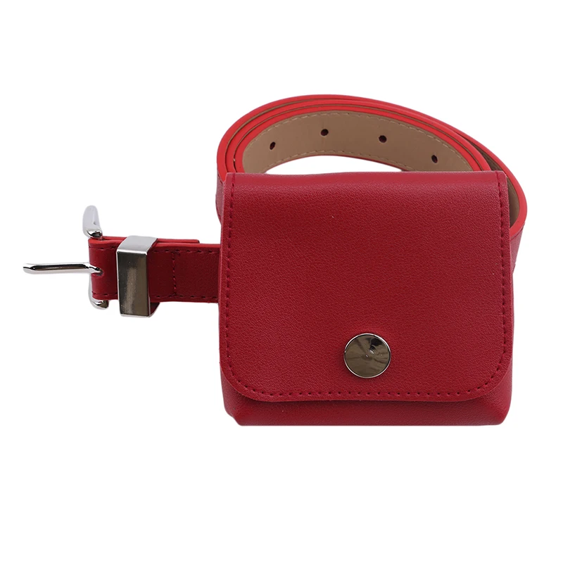 

Women's Leather Belt Fanny Pack With Removable Belt Waist Pouch Belt Bags