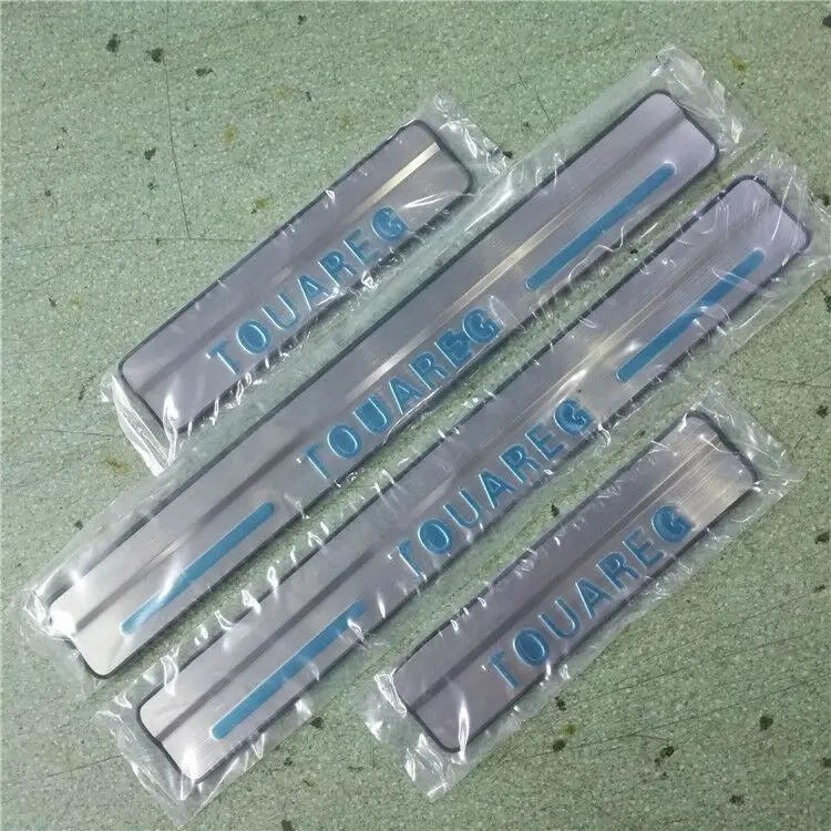 Высококачественная внешняя Накладка на порог из нержавеющей стали для Volkswagen Touareg