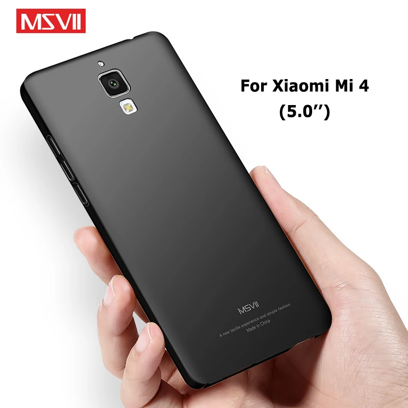 MSVII Чехлы для Xiaomi Mi4 Тонкий матовый чехол Mi 4 4c 4i Xaomi Жесткий ПК Mi4c Mi4i M4 чехлы|xiaomi mi