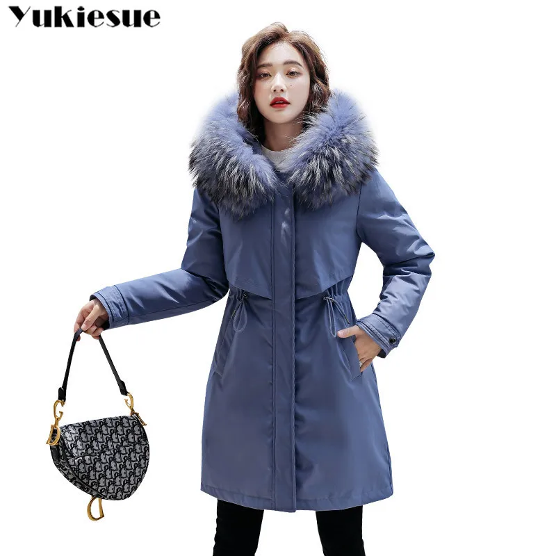 

winter parkas & Jacket 2020 New winter -30 degree women jacket Parkas hooded fur collar thick section warm winter women jackets