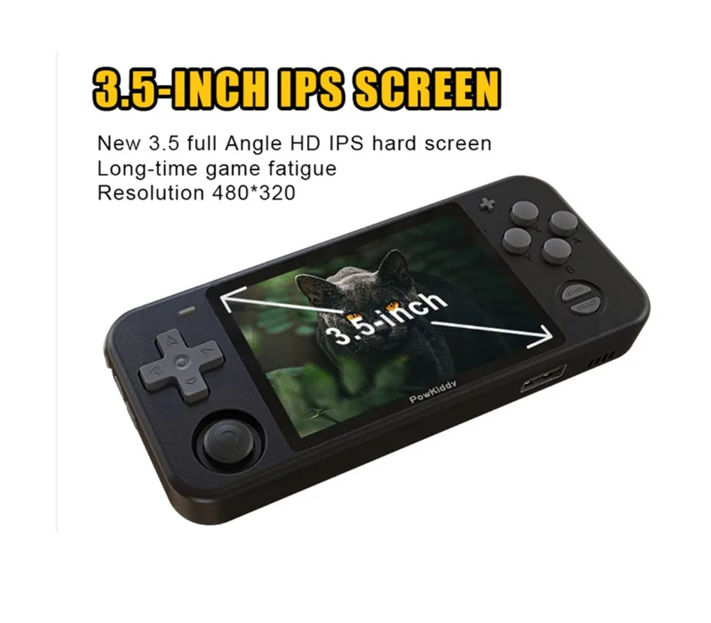 POWKIDDY RGB10 Handheld Retro Game Console 3.5 Inch IPS Screen RK3326 Quad Core For PS N64 Portable Video Games Consoles Player |