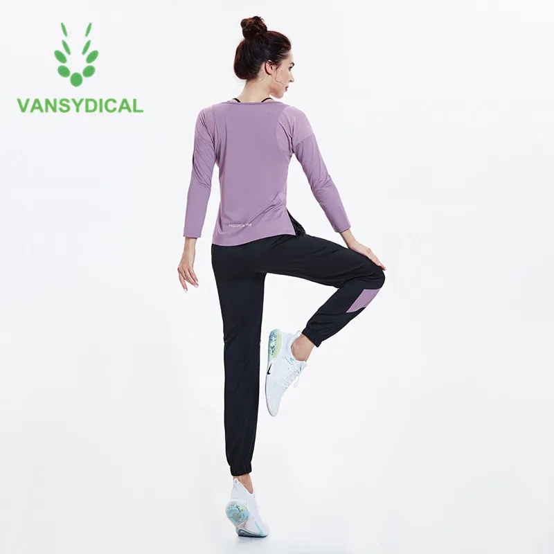 

2021 Workout Yoga Set Women Sports Suit Stripe Gym Pants and Mesh Shirts Outfit Fitness Training Jogging Sportswear 2pcs/set