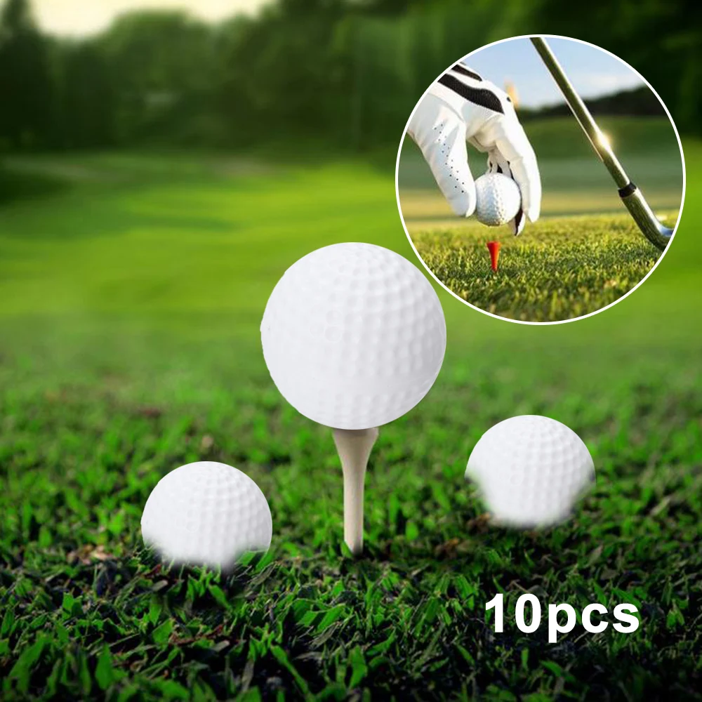 10 шт. Белый HDPE мягкая губка мяч для гольфа светильник Вес мячи практика гибкий