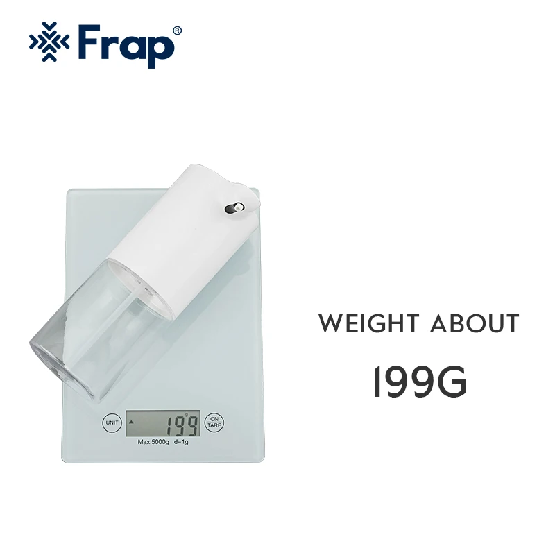 

Frap Faom Soap Dispenser Bathroom Shower Pump Lotion Dispenser Touchless Bathroom Dispenser Smart Sensor Soap Dispenser Y35064