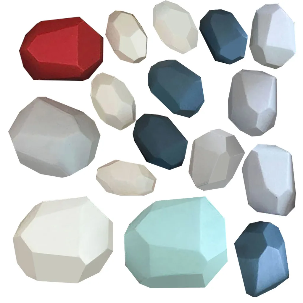 Детские игрушки деревянный камень для детей строительный блок креативная