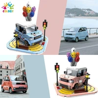 2021 new sports car wuling display model assembly building blocks puzzle leisure children boys and girls gift toys