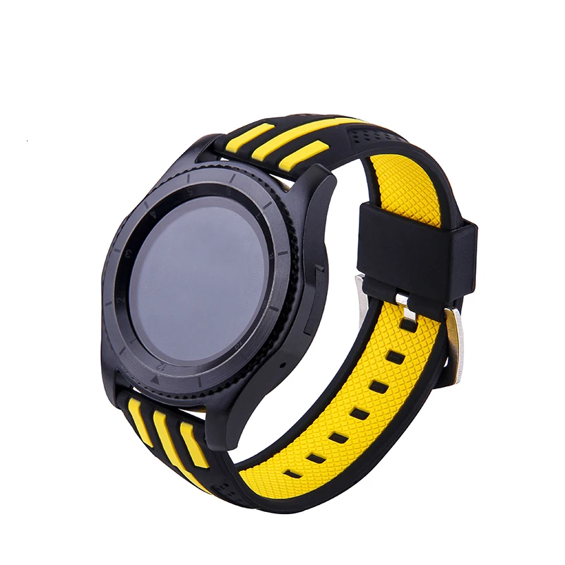 FOHUAS полоса часы ремешок для samsung gear S3 22 мм стальная пряжка наручные Роскошные брендовые новые модные спортивные силиконовый браслет ремешок