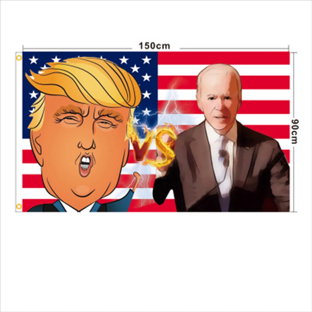 Полиэстер ткань баннер 2020 Joe Biden флаг избранный президент темно синий|Флагшток из